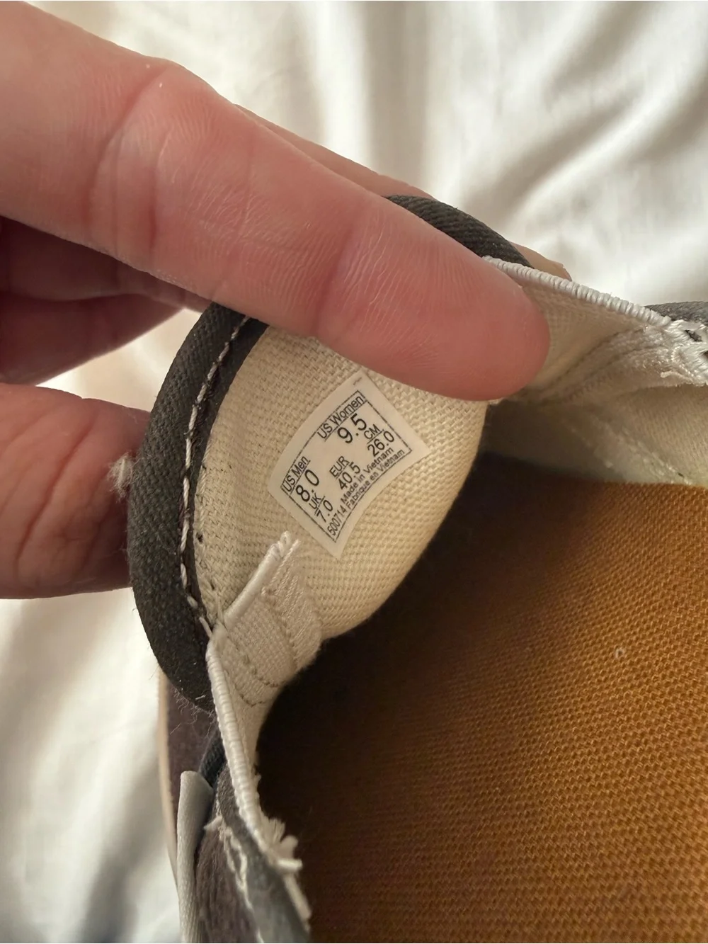 Vans Brown Suede & Corduroy Slip-On Sneakers